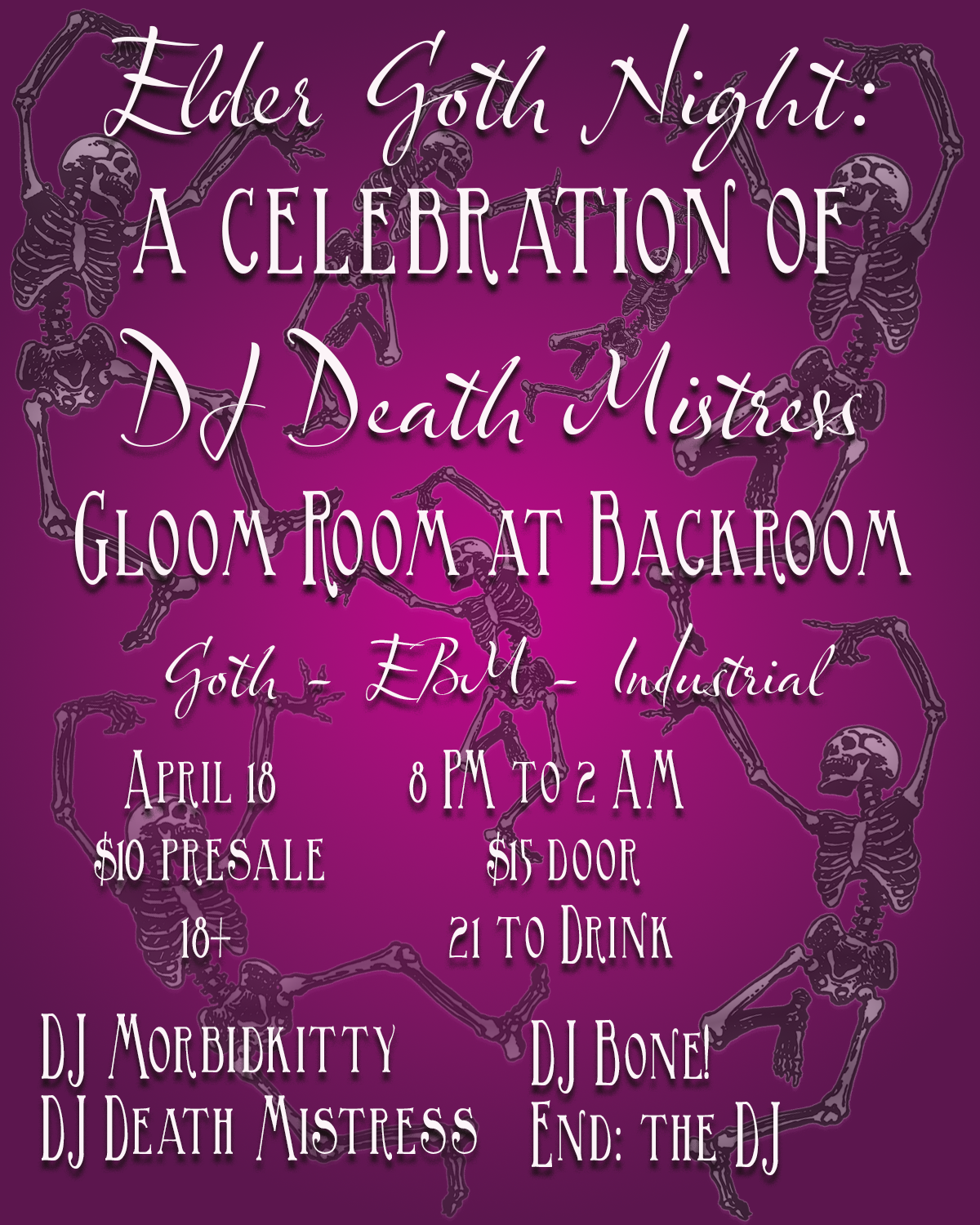 Gloom Room April 2026