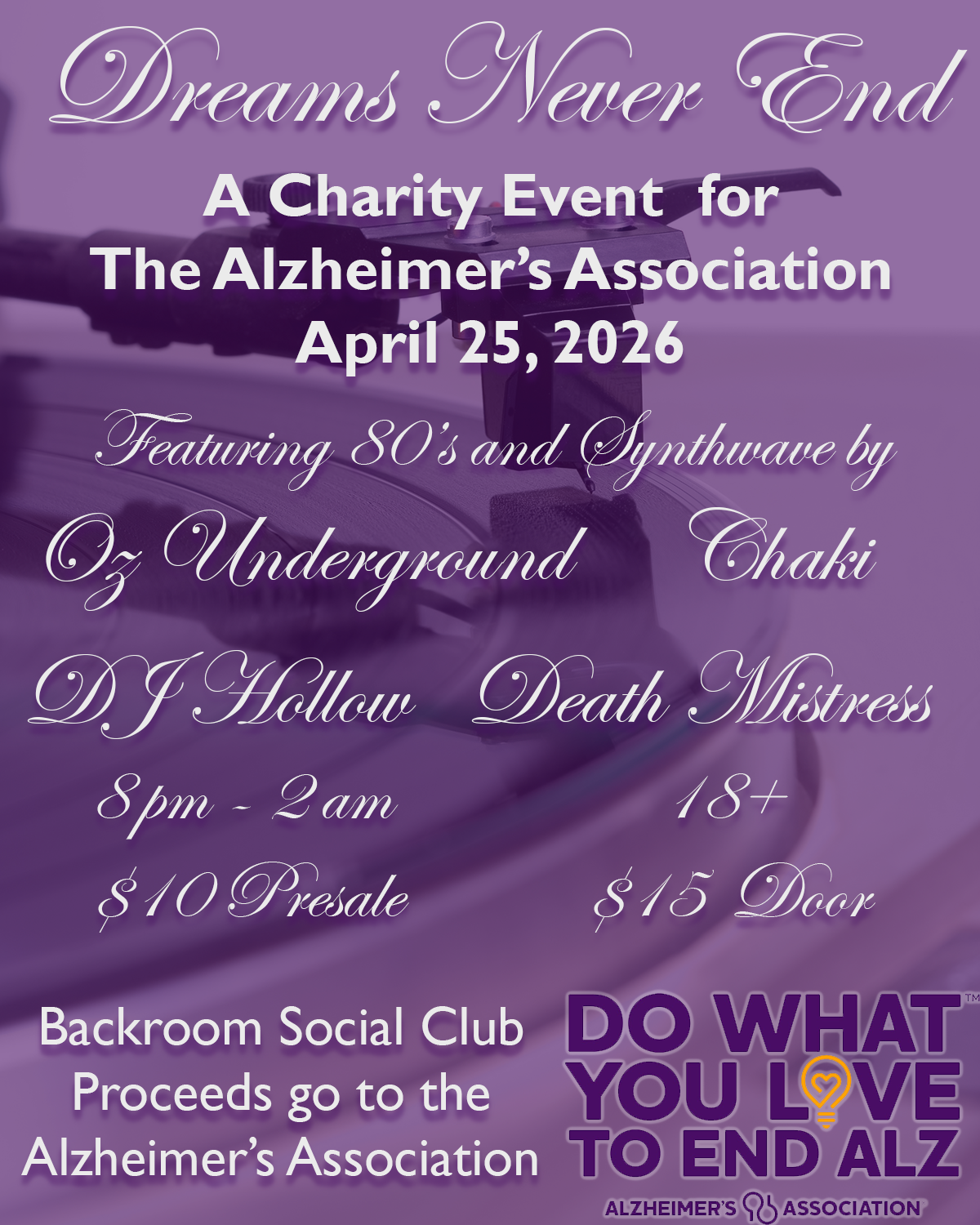 Alzheimers Association April 2026 flyer