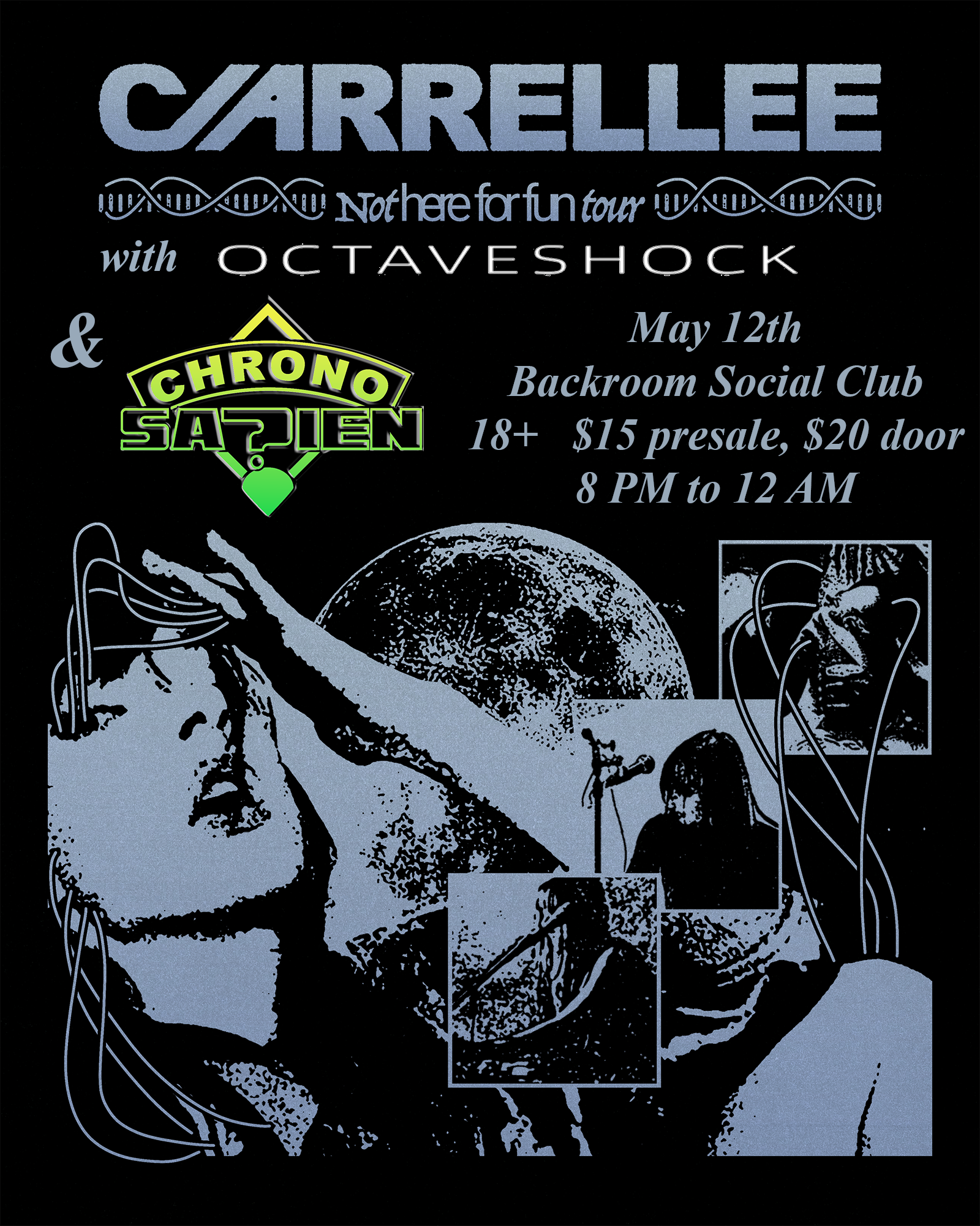 Carrellee May 12 at Backroom Social Club